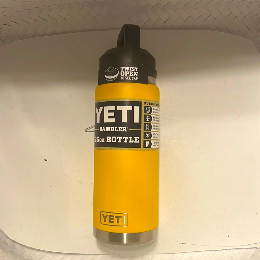 Yeti RAMBLER 26 oz Bottle Alpine Yellow